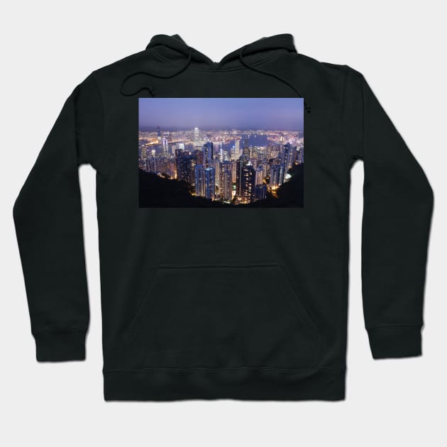 Hong Kong - Victoria Harbour (3) Hoodie by Kat C.